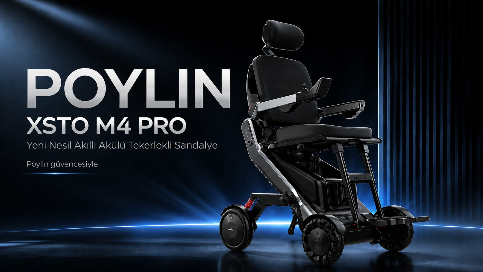 Poylin P213 XSTO M4 Pro: Yeni Nesil Akıllı Akülü Tekerlekli Sandalye