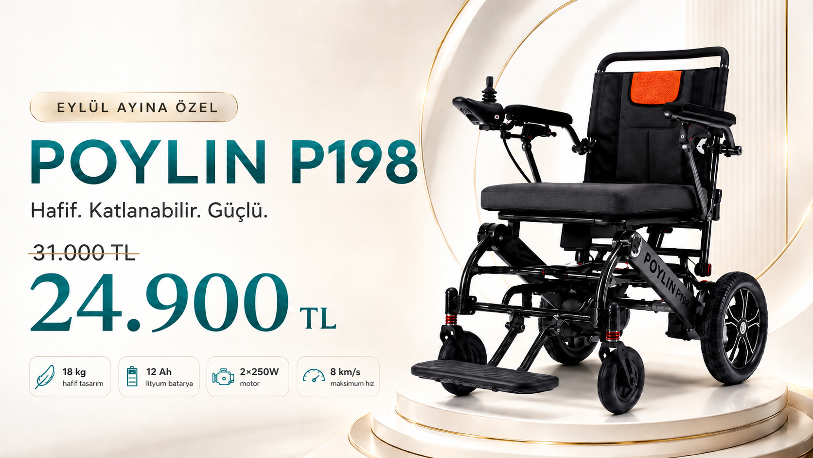 Poylin P198 Eylül Ayı Kampanyası 31.000 TL yerine 24.900 TL