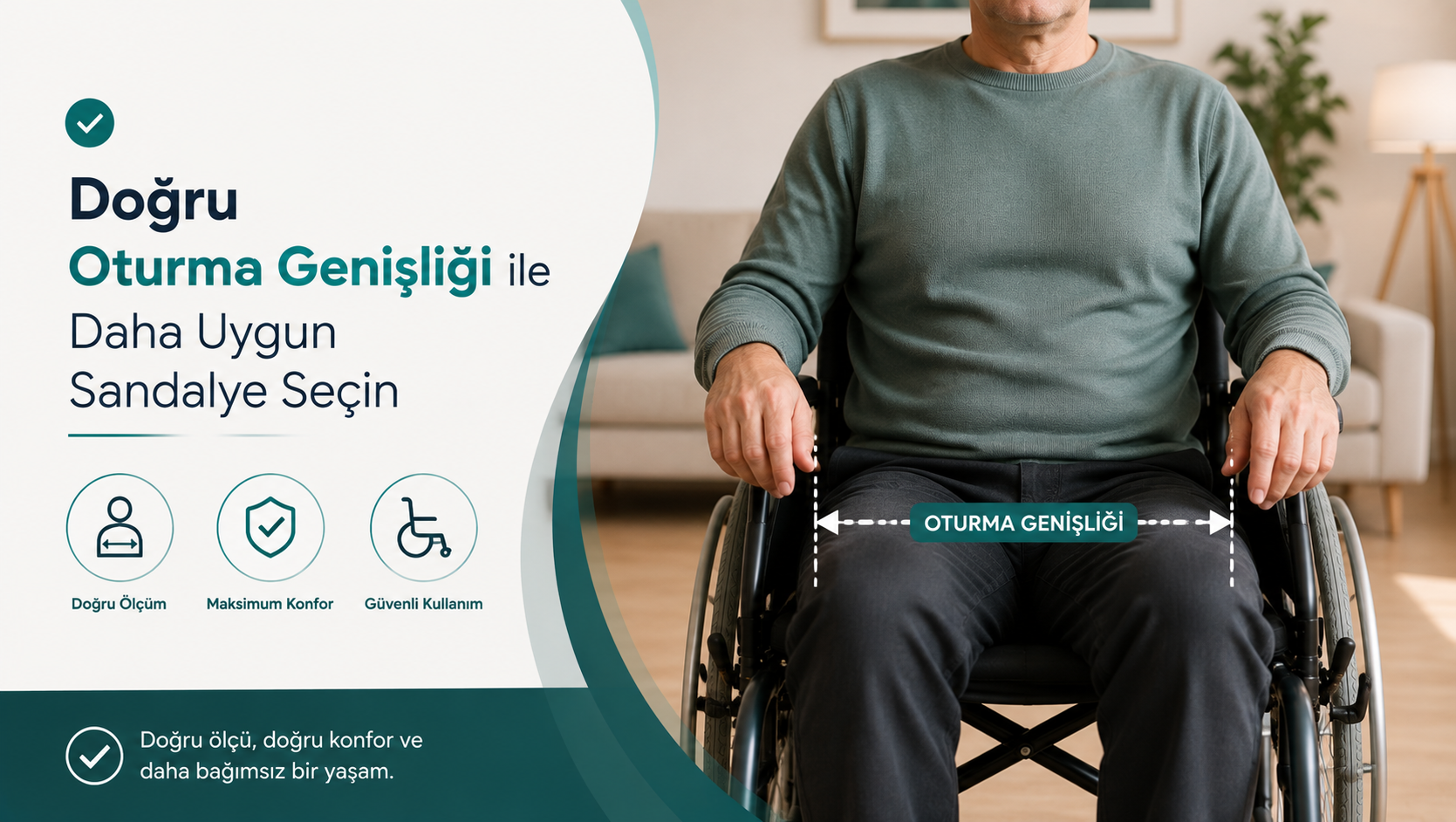 Tekerlekli Sandalye Oturma Genişliği Nasıl Belirlenir?