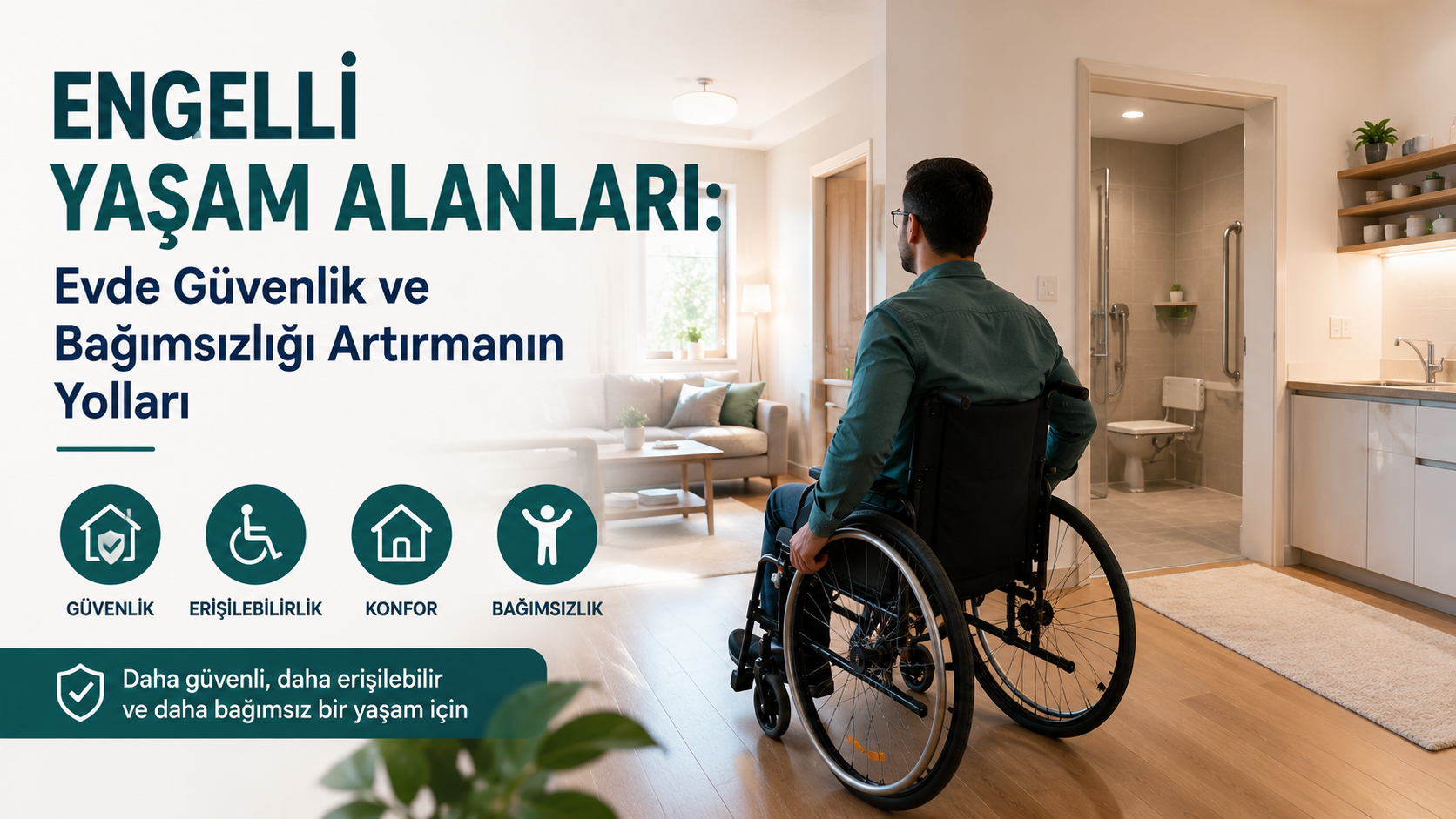 Engelli Yaşam Alanları: Evde Güvenlik ve Bağımsızlığı Artırmanın Yolları