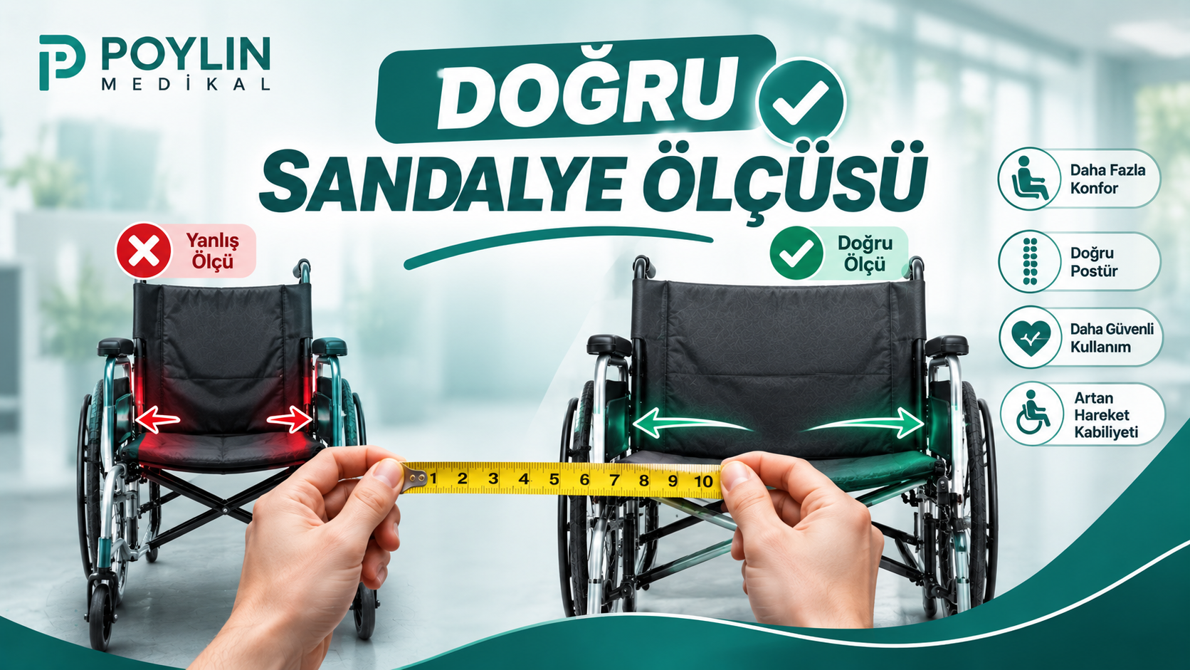 Yanlış Tekerlekli Sandalye Ölçüsü Hangi Sorunlara Yol Açar?