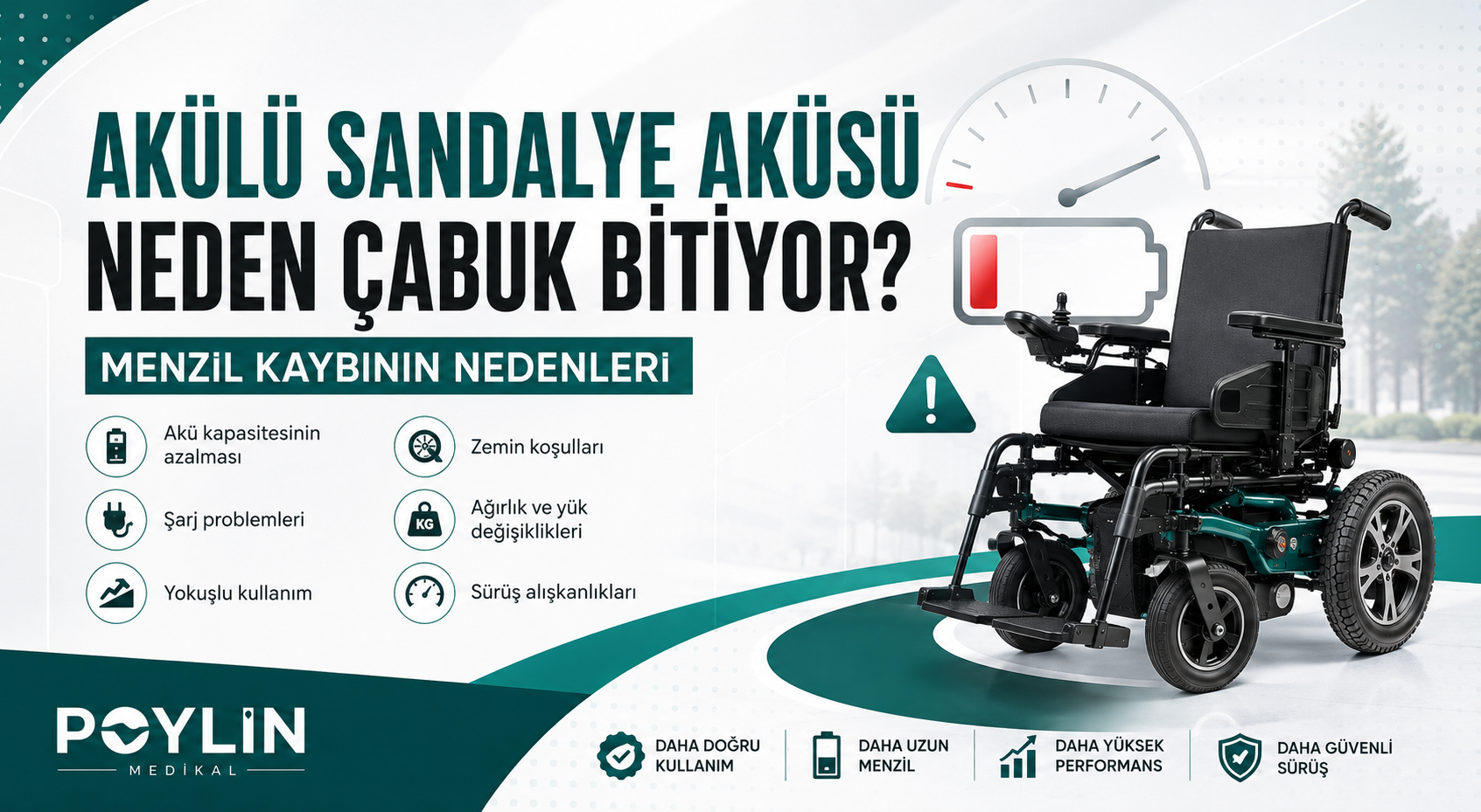Akülü Sandalye Aküsü Neden Çabuk Bitiyor? Menzil Kaybının Nedenleri