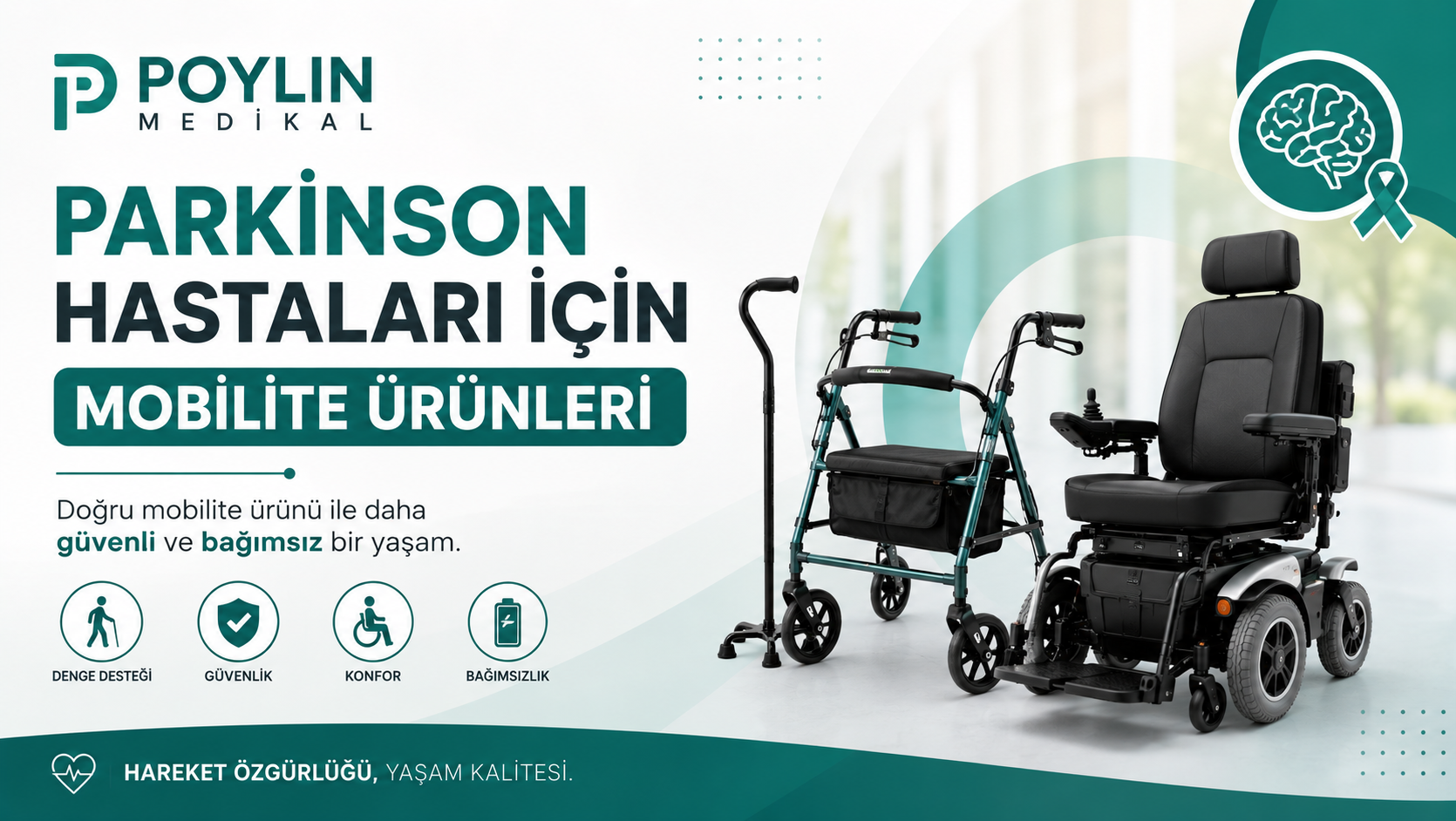 Parkinson Hastaları İçin Mobilite Ürünleri