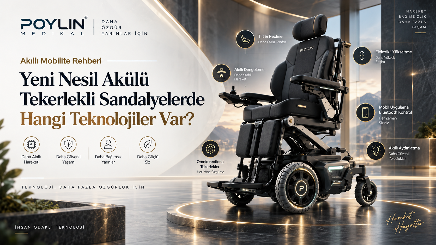 Yeni Nesil Akülü Tekerlekli Sandalyelerde Hangi Teknolojiler Var?