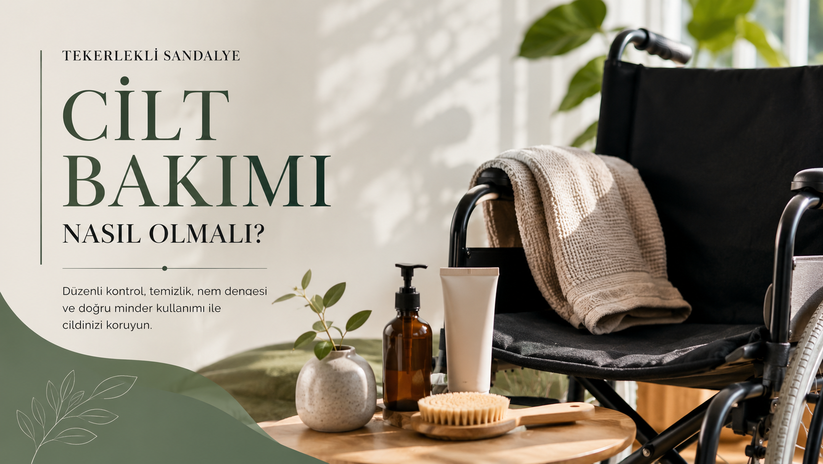 Tekerlekli Sandalye Kullanıcılarında Cilt Bakımı Nasıl Olmalı?