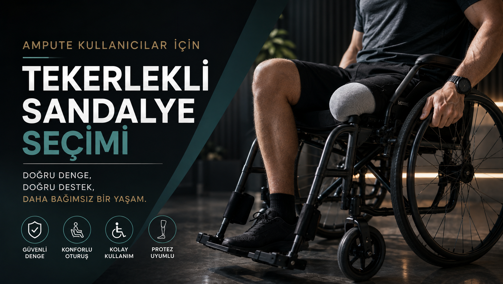 Ampute Kullanıcılar İçin Tekerlekli Sandalye Seçimi