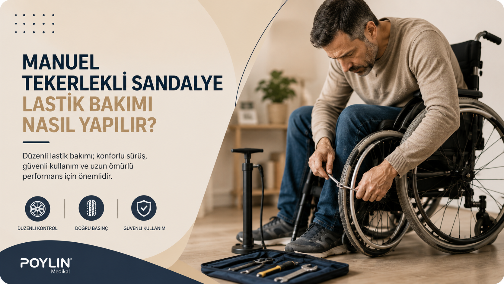 Manuel Tekerlekli Sandalye Lastik Bakımı Nasıl Yapılır?