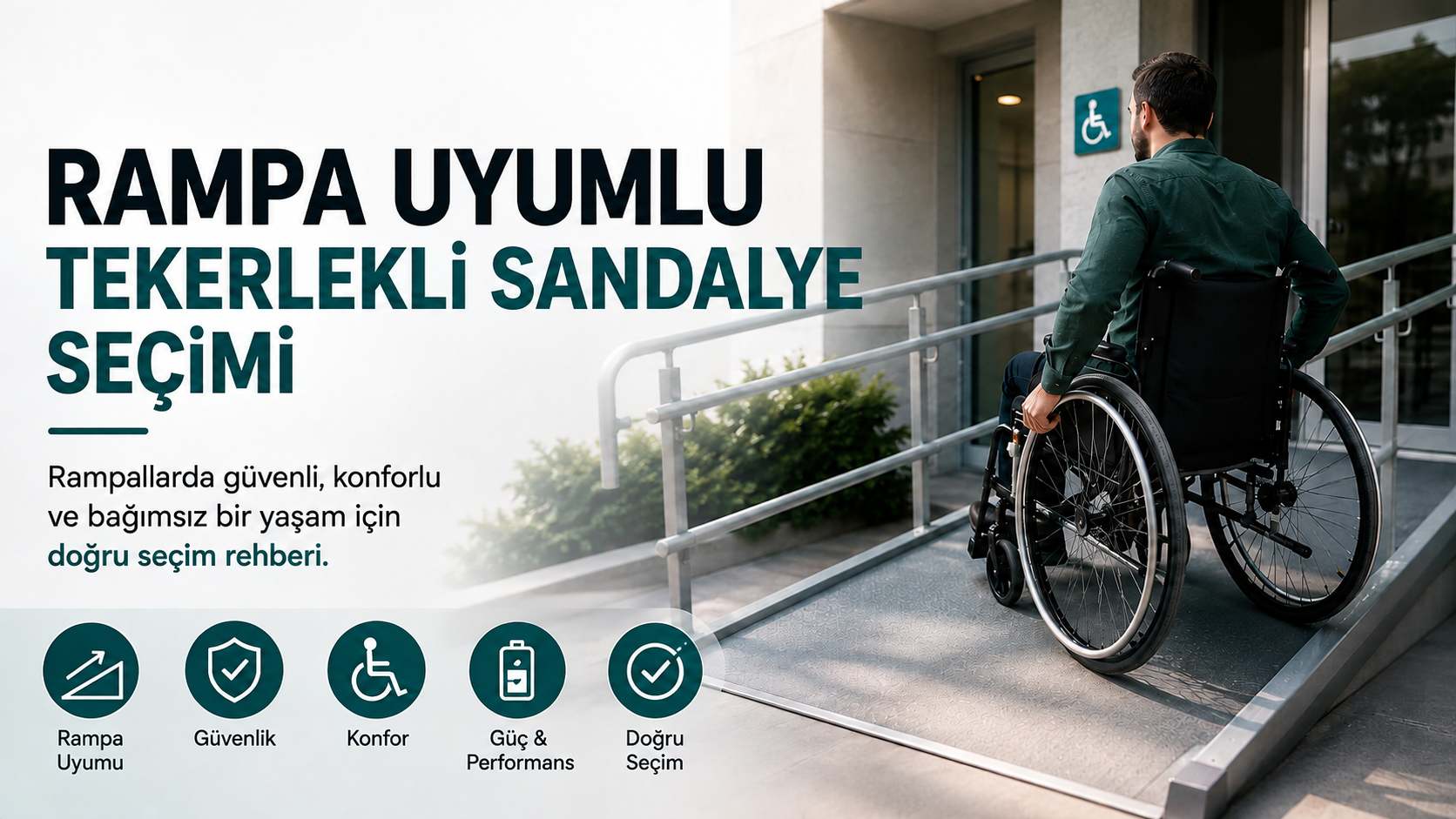 Rampa Uyumlu Tekerlekli Sandalye Seçimi: Güvenli ve Rahat Kullanım Rehberi
