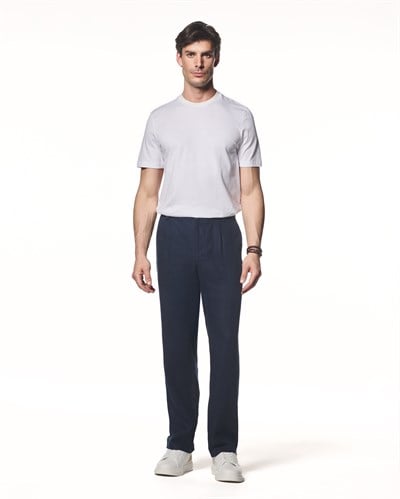 %100 Keten Pantolon