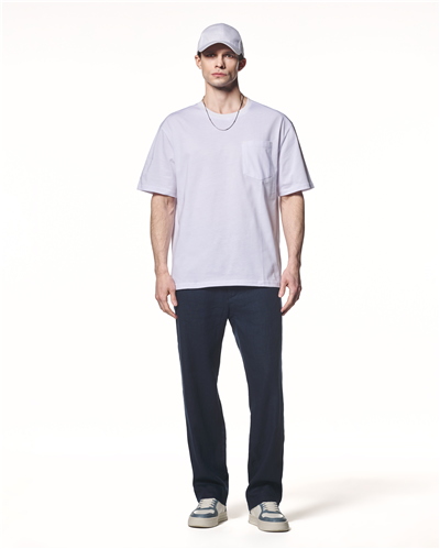 Cepli Kısa Kollu T-Shirt