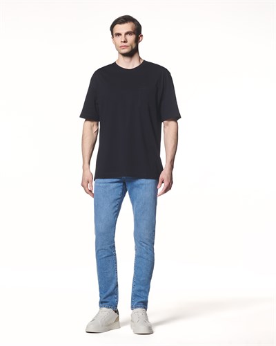 Cepli Kısa Kollu T-Shirt