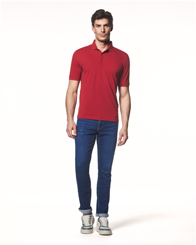 Kısa Kollu Polo Yaka T-Shirt