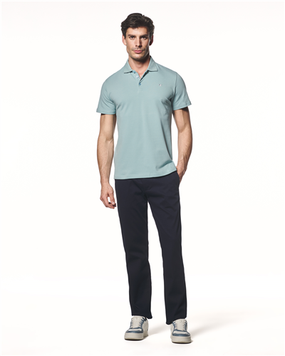 Kısa Kollu Polo Yaka T-Shirt