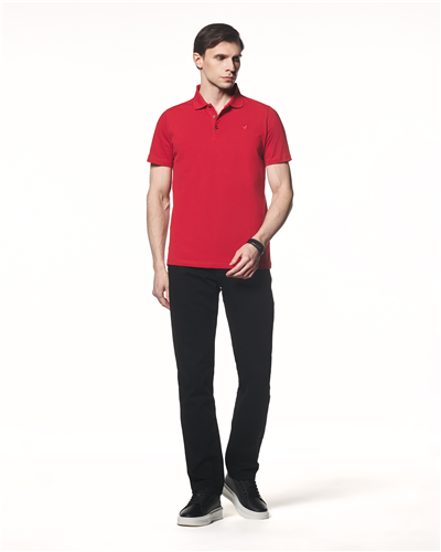 Kısa Kollu Polo Yaka T-Shirt