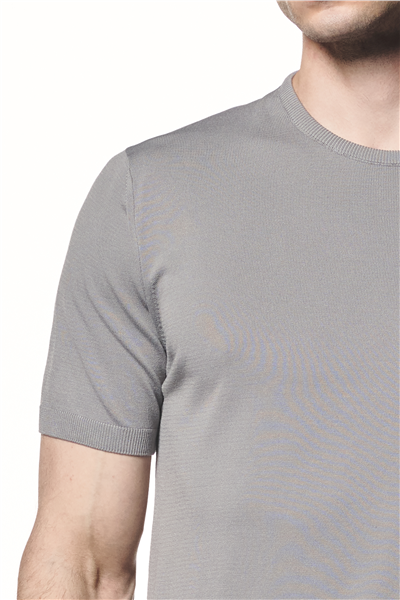 Kısa Kollu Triko T-Shirt