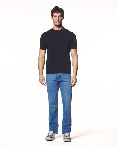 Kısa Kollu Triko T-Shirt