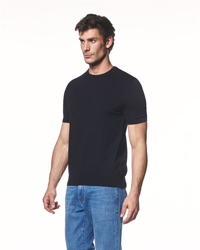 Kısa Kollu Triko T-Shirt