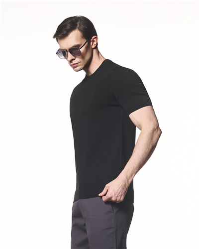 Kısa Kollu Triko T-Shirt