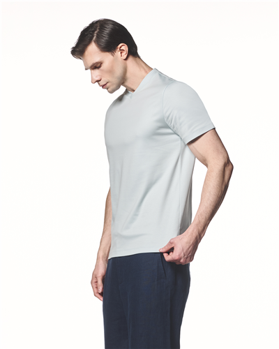 Modal Karışımlı V Yaka T-Shirt