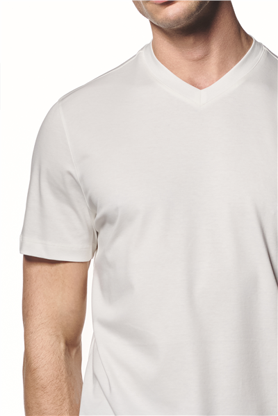 Modal Karışımlı V Yaka T-Shirt