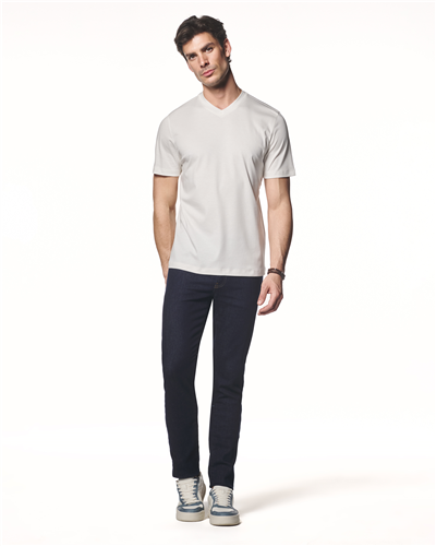 Modal Karışımlı V Yaka T-Shirt