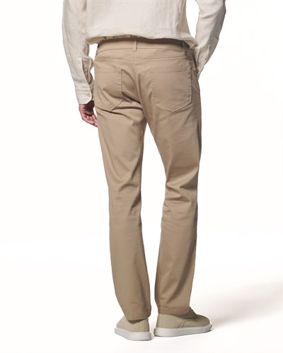 Pamuk Karışımlı Straight Fit Pantolon