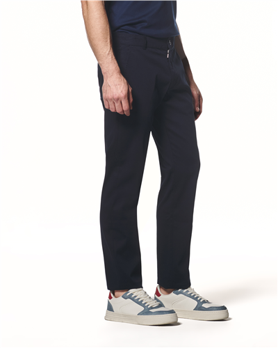 Pamuk Karışımlı Straight Fit Pantolon