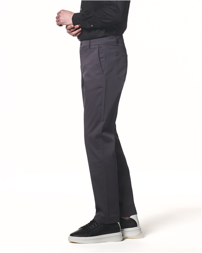 Pamuk Karışımlı Straight Fit Pantolon