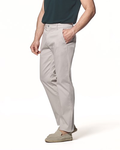 Pamuk Karışımlı Straight Fit Pantolon