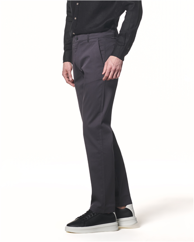 Pamuk Karışımlı Straight Fit Pantolon