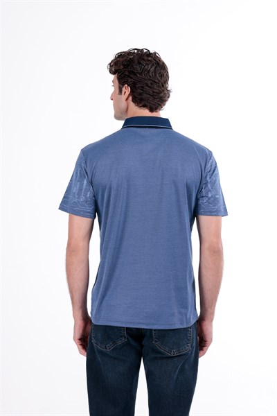 Regular Baskılı Kısa Kollu Polo Yaka T-Shirt