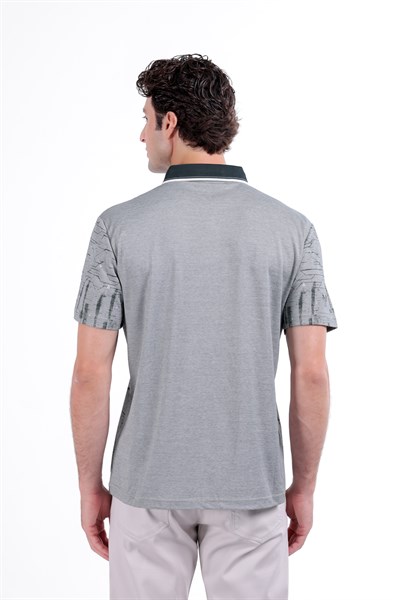 Regular Baskılı Kısa Kollu Polo Yaka T-Shirt