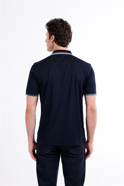 Regular Fermuarlı Polo Yaka T-Shirt