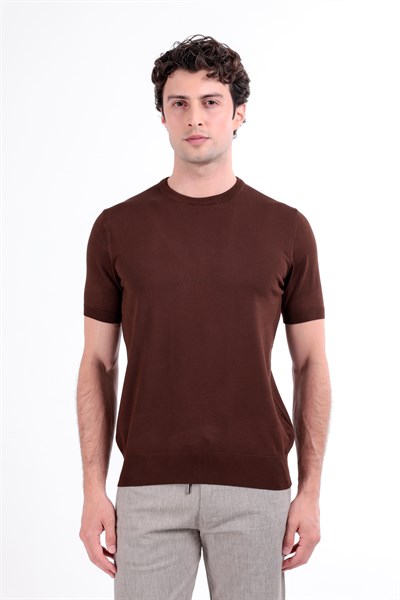 Regular Fit Bisiklet Yaka Triko T-Shirt