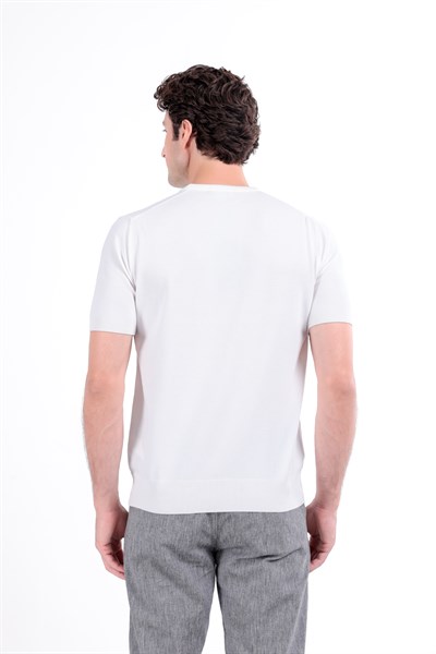 Regular Fit Bisiklet Yaka Triko T-Shirt