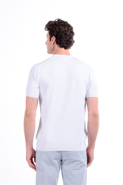 Regular Fit Bisiklet Yaka Triko T-Shirt