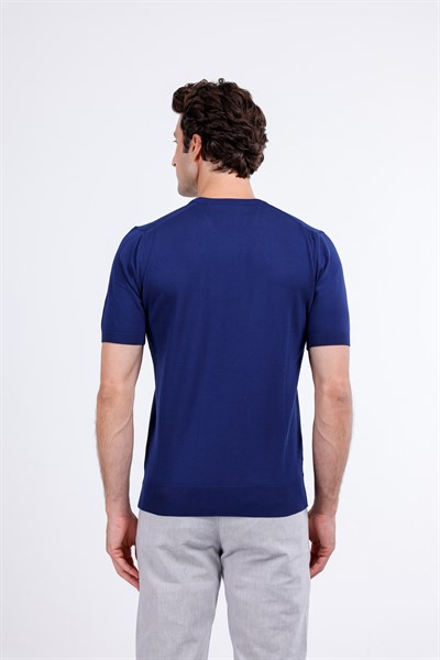 Regular Fit Bisiklet Yaka Triko T-Shirt
