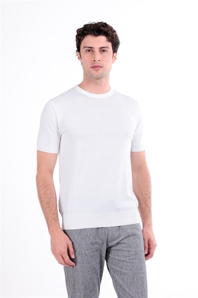 Regular Fit Bisiklet Yaka Triko T-Shirt