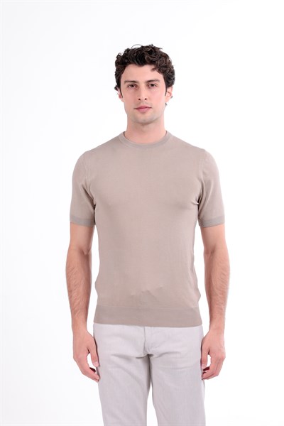 Regular Fit Bisiklet Yaka Triko T-Shirt