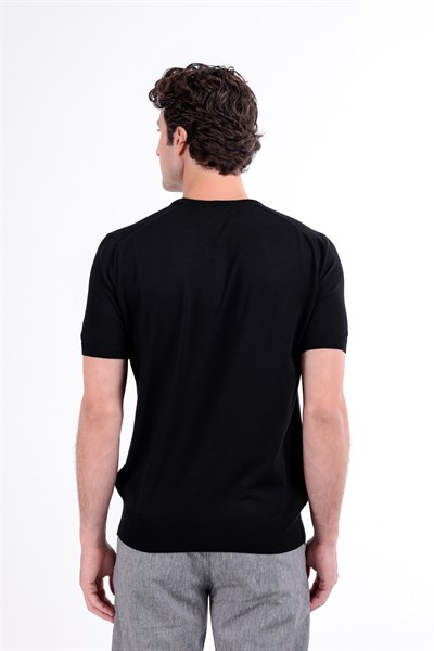 Regular Fit Bisiklet Yaka Triko T-Shirt