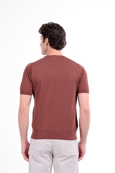 Regular Fit Bisiklet Yaka Triko T-Shirt