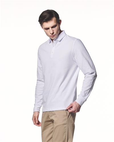 Uzun Kollu Polo Yaka T-Shirt