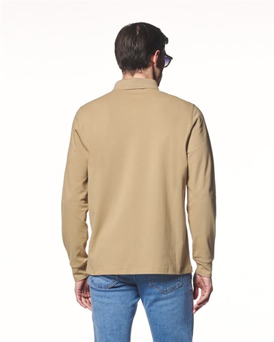 Uzun Kollu Polo Yaka T-Shirt