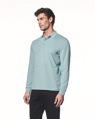 Uzun Kollu Polo Yaka T-Shirt