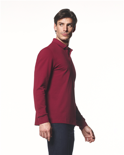 Uzun Kollu Polo Yaka T-Shirt