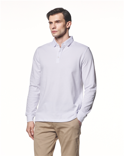 Uzun Kollu Polo Yaka T-Shirt
