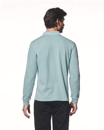 Uzun Kollu Polo Yaka T-Shirt