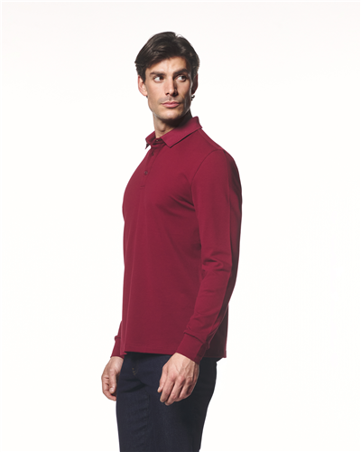 Uzun Kollu Polo Yaka T-Shirt