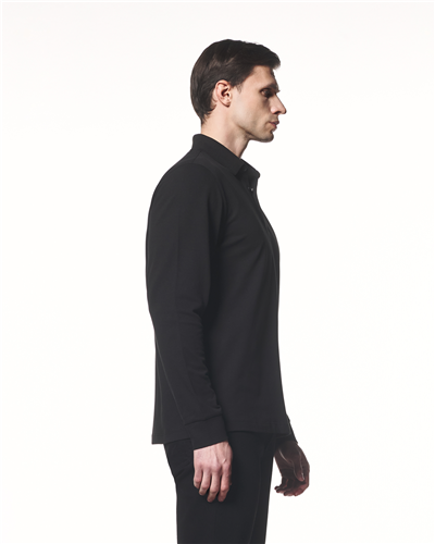 Uzun Kollu Polo Yaka T-Shirt