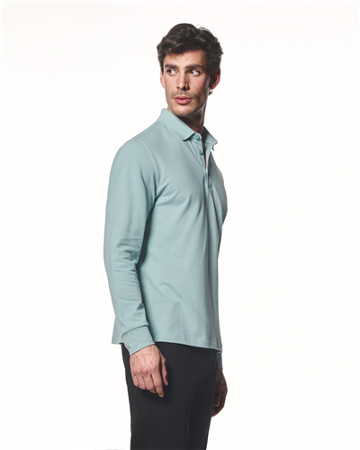 Uzun Kollu Polo Yaka T-Shirt